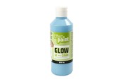 Hobby artikelen - Creativ Company Glow in the dark paint - Lichtblauw 250ml - 34930