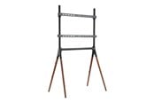 Muurbevestigingen, AV-bevestigingen & AV-meubels - LogiLink TV stand 49–70" with walnut wooden legs 40 kg max. - Max 40 kg - recommended for 70" - BP0078