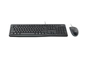 Toetsenbord - Logitech Desktop MK120 - Keyboard and mouse set - Italiaans - 920-002543