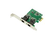 Netwerk-adapter (netwerkkaart, printserver, enz.) - LogiLink 2-poorts Gigabit LAN PCI-Express kaart - PC0075