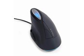 Muis - Gembird - Verticaal Muis - USB - Ruimte Grijs - Vertical mouse - Optisch - 6 knoppen - Zwart - MUS-ERGO-03