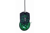 Muis - Gembird MUSG-RGB-01 - Muis - USB 2.0 - Zwart - Gaming muis - Optisch - 7 knoppen - Zwart - MUSG-RGB-01