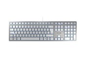 Toetsenbord - Cherry KC 6000 SLIM - Toetsenbord - Noords - Zilver - JK-1600PN-1