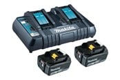 Accu & Oplader - Makita 199482-2 18V 5 Ah Stroom Source Kit - 199482-2
