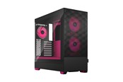 Case - Fractal Design Pop Air RGB - Magenta Core TG Clear Tint - Case - Miditower - Pink - FD-C-POR1A-03