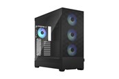 Case - Fractal Design Pop XL Air RGB - Black TG Clear Tint - Case - Miditower - Zwart - FD-C-POR1X-06