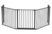 Babyspullen - BabyDan Flex XL Safety Gate Zwart 223-278 cm - 500998
