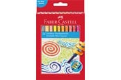 Schrijf- en tekengerei - Faber-Castell Waxkrijt draaibaar kartonnen doos van 24 - 120004