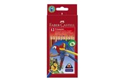 Schrijf- en tekengerei - Faber-Castell Triangular Kleurpotloden (pack of 12) - 116512