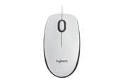 Muis - Logitech M100 - Muis - full size - USB - Muis - Optisch - 3 knoppen - Wit - 910-006764