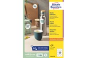 Papier, fotopapier en etiketten - Avery Round labels white - 3416