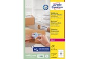 Papier, fotopapier en etiketten - Avery Shipping Labels with BlockOut™ 8 labels/sheet - L7165B-100