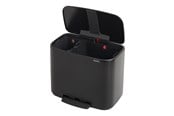 Reiniging - brabantia Bo Brabantia 11L + 23L Bo Pedal Bin - Mat zwart - 121227