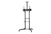 Muurbevestigingen, AV-bevestigingen & AV-meubels - Neomounts FL50-550BL1 - cart - for flat panel / AV System / Fototoestel - Zwart - Max 50 kg - recommended for 70" - FL50-550BL1