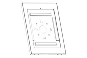 Monitorbevestiging - Neomounts WL15-660WH1 - enclosure - for tablet - WL15-660WH1