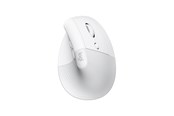 Muis - Logitech Lift for Mac Vertical Ergonomic Mouse - Offwhite - Ergonomische muis - Optisch - 6 knoppen - Wit - 910-006477
