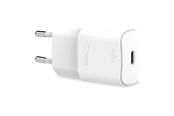 Mobiel - Adapters & Opladers - Puro Wall charger USB-C 20W - White - PWFCMTCUSBC20WWHI