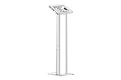 Muurbevestigingen, AV-bevestigingen & AV-meubels - Neomounts FL15-750WH1 - stand - for tablet - Wit - Max - recommended for 9.7", 10.1", 10.2", 10.4", 10.5", 10.9", 11" - FL15-750WH1