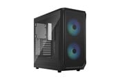 Case - Fractal Design Focus 2 RGB - Black TG Clear Tint - Case - Miditower - Zwart - FD-C-FOC2A-03