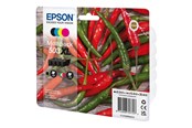 Inkt, toner en verbruiksartikelen - Epson 503XL Multipack - 4-pack - XL - Zwart Geel Cyaan Magenta - Original - Inkt cartridge - C13T09R64010