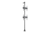 Muurbevestigingen, AV-bevestigingen & AV-meubels - Multibrackets M Pro Series - stand - for 2 LCD displays - black - Max 60 kg - recommended for 65" - 7350105214158