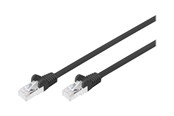 Netwerk - kabel - DIGITUS patch cable - 5 m - black - Zwart - 5m - DB-160144-050-S