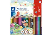 Schrijf- en tekengerei - Staedtler Noris Triangular color pencils assorted colours 18+6 - 187 C18P1