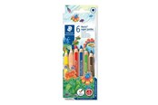 Schrijf- en tekengerei - Staedtler Noris® super jumbo 129 6 coloured pencils assorted colours - 129 NC6