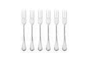 Tafeldekking - Gense Cake fork Oxford 16.2 cm 6 pcs. Bright Staal - 20502