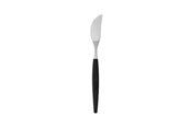 Tafeldekking - Gense Tafel knife Focus de Luxe 20 cm Black/Matte Staal - 20486
