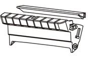 Printeraccessoires - Zebra - front bezel dispenser - P1027135-044