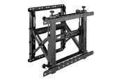 Muurbevestigingen, AV-bevestigingen & AV-meubels - Vision - mounting kit - for LCD display - black - Max 70 kg - recommended for 45"-86" - VFM-VW6X4/2