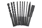 Boren en bits - Makita D-44971 SDS+ BOOR- EN BEITELSET 10 STUKS - D-44971