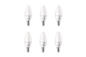 Armaturen & Lampen - Philips LED spot Kerte 4.9W/827 (40W) 6-pack E14 - 929003541136