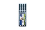 Schrijf- en tekengerei - Staedtler OHP-pen Lumocolor SFMB 4 stuks portemonnee - 31-9WP4GS