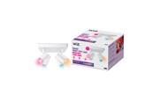 Smart Home - WiZ Imageo 4x Adjustable Smart Spotlight with Square Plate Tunable White & Color White - 929003211201