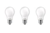 Armaturen & Lampen - Philips LED spot 7W/827 (60W) Frosted 3-pak E27 - 929001243033
