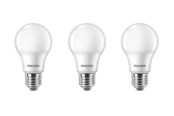 Armaturen & Lampen - Philips LED spot 8W/827 (60W) frosted 3-pack E27 - 929002306207