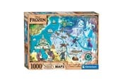 Puzzels - Clementoni Puzzle 1000 Pieces Story Maps Frozen Floor Vloer - 39666