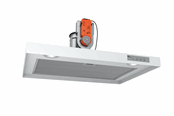 Afzuigkap - THERMEX Airslim, 600 mm, Central ventilation, White - 530.23.1001.2