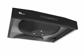 Afzuigkap - THERMEX Airgrip, 598x80 mm, Incl. hygrostat and switch, Black/stainless - 530.26.5000.2