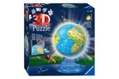 Puzzels - Ravensburger Light Up Voor kinderen World Map 3D Puzzle 180pc 3D Puzzels - 112883
