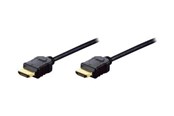 Beelscherm- en tv-kabel - DIGITUS HDMI cable with Ethernet - 1 m - AK-330107-010-s
