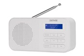 DAB & Wekkerradio - DENVER DAB-42 - Draagbare DAB-radio - DAB/DAB+/FM - Mono - DAB-42WHITE