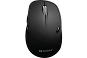 Muis - Sandberg Draadloos Muis Pro Recharge - Muis - Optisch - 6 knoppen - Zwart - 631-02