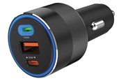 Mobiel - Adapters & Opladers - Sandberg Autolader 3in1 130W USB-C PD - 441-49