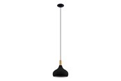 Lampen - EGLO SABINAR pendant E27 Ø280, Zwart - 900162