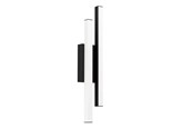 Lampen - EGLO SERRICELLA Outdoor wall Lamp 2L, Zwart/wit - 900133