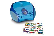 Micro- en minisystemen - Lenco SCD-24BU kids - Portable stereo FM radio with CD player - Blue - SCD-24KIDSBU