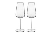 Tafeldekking - Luigi Bormioli Champagne glass Talismano 40 cl 2 pcs Clear - 0032622027554